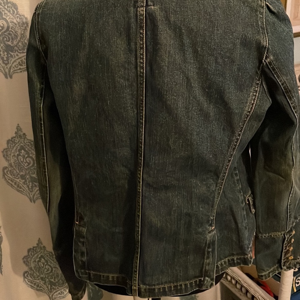 Gap Fitted Denim Jacket - image 5